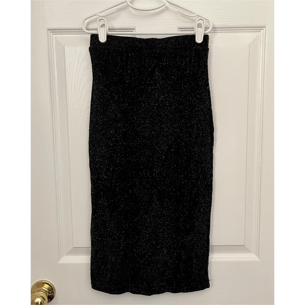 Stretchy high waisted skirt (with matching top)